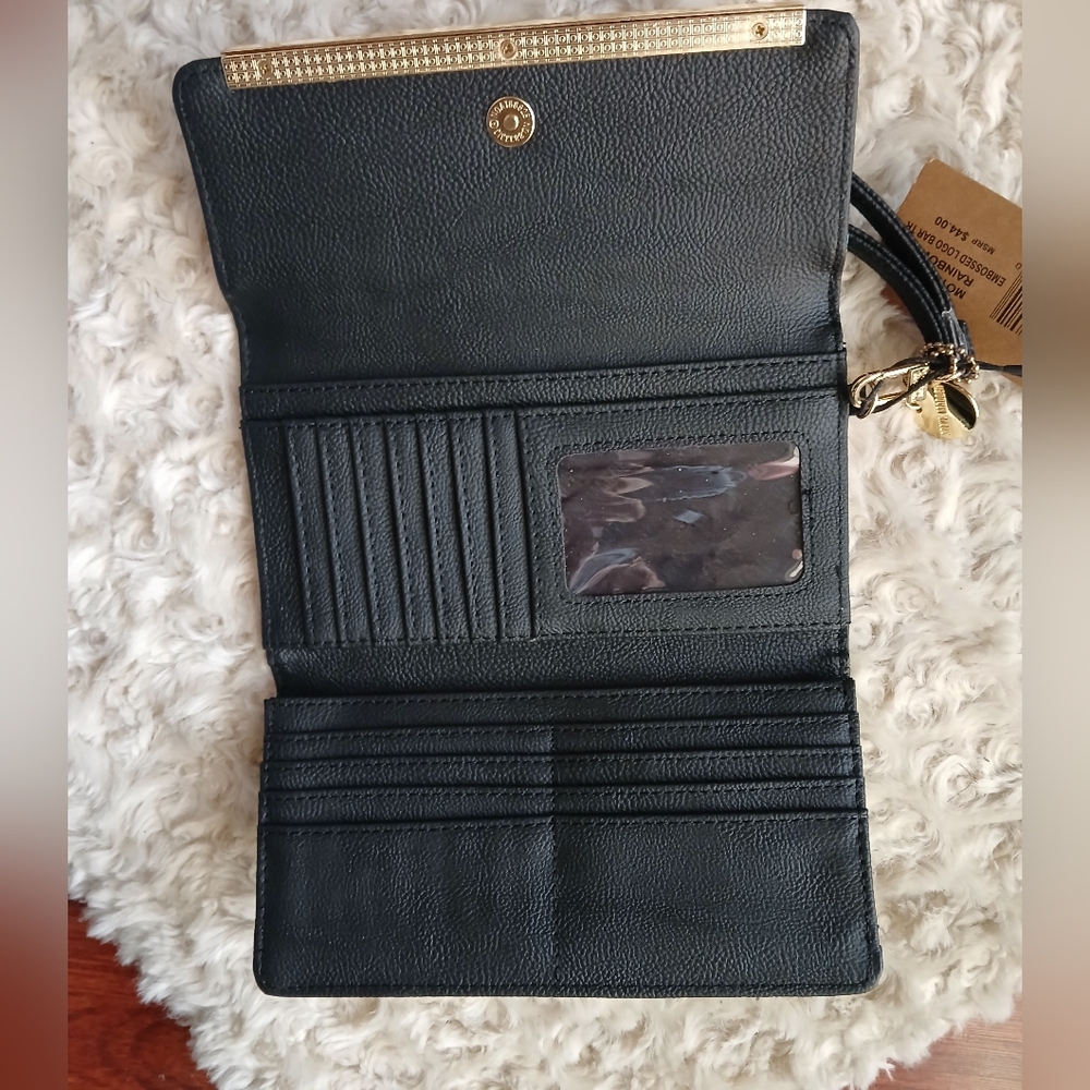 🌟 Steve Madden Women's Wallet RAINBOW Embossed Logo Bar NWT - Picture 2 of 9